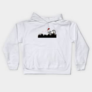 Laser Beam Eyes Monster chicken Kids Hoodie